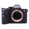 Sony A7 V front view with bare E-mount and exposed sensor