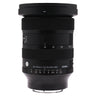 Sigma 24-70mm f2.8 DG DN II front three-quarter view showing focus switch and zoom scale