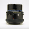 Mamiya Sekor Z 180mm f4.5 L lens, side view showing aperture and distance scales and nameplate