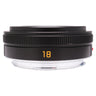 Leica Elmarit-TL 18mm f2.8 side view showing the 18 focal length marking and bare mount