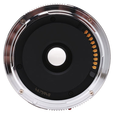 Leica Elmarit-TL 18mm f2.8 rear mount showing electronic contacts and serial 4675948