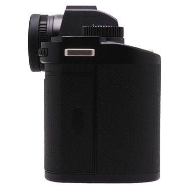 Leica SL3 left side view showing viewfinder eyepiece and top dial
