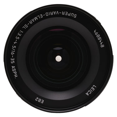 Leica Super-Vario-Elmar-SL 16-35mm front element with E82 thread and serial number