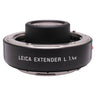 Leica Extender L 1.4x front view showing protruding optical element and 1.4x barrel engraving