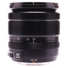 Fujifilm XF 18-55mm f2.8-4 lens front barrel with zoom scale and aperture switch