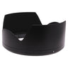 Leica 12309 lens hood for SL 24-70 f/2.8, angled view showing ribbed interior and LEICA marking
