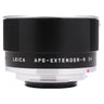 Leica APO-Extender-R 2x side view showing model engraving and chrome mount ring