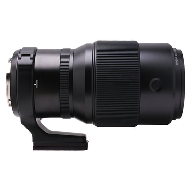 Fujifilm GF 250mm f4 side view showing serial number 86A00069 and tripod foot