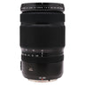 Fujifilm GF 45-100mm f4 lens standing front view with FUJINON GF barrel markings