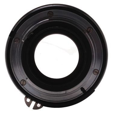Nikon 85mm f1.8 Nikkor-H rear view showing bare mount and rear element