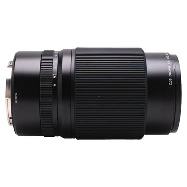 Fujifilm GF 120mm F4 Macro side view with serial 75A02387 and aperture scale