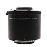 Nikon AF-S TC-20E II 2x teleconverter side view with branding and rear mount contacts