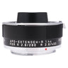 Leica APO-Extender-R 1.4x side view showing model engraving and chrome R bayonet with front cap fitted