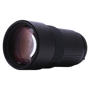 Nikon 180mm f2.8 ED front element and barrel angled view