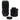 Fujifilm GF 100-200mm lens upright beside detached petal hood and front cap