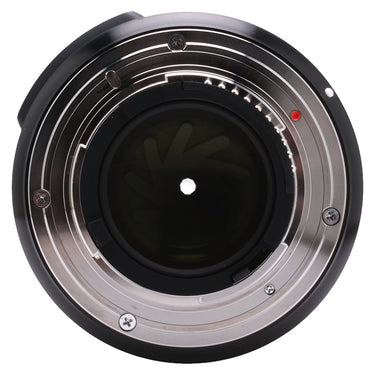Sigma 35mm f1.4 DG Art rear Nikon F mount and electronic contacts, cap removed
