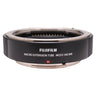 Fujifilm MCEX-18G WR macro extension tube front with electronic contacts and model branding