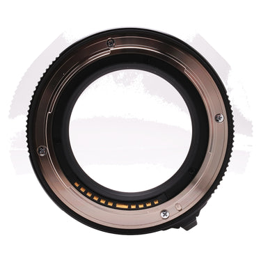 Fujifilm MCEX-18G WR mount opening with retaining screws and inner barrel