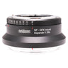Fujifilm H Mount Adapter G side profile showing aperture index scale and mount alignment markings