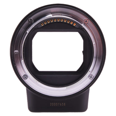 Nikon FTZ adapter Z-mount face with electronic contacts and open barrel