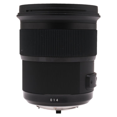 Sigma 50mm f1.4 DG Art opposite side showing 014 marking and focus switch