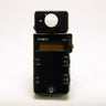 Minolta Flash Meter III front view with LCD display, MODE dial, TIME and ASA dials