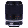Nikon 105mm f2.8 Micro-Nikkor AIS side view showing focal length engraving and serial number