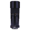 Nikon 200mm f4 Micro-Nikkor lens standing upright showing barrel and mount at base