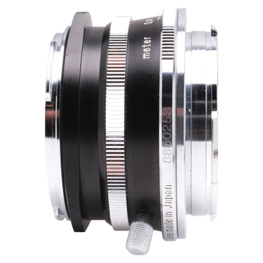 Voigtlander Ultron 35mm f2 mount-side view with focus ring and serial number