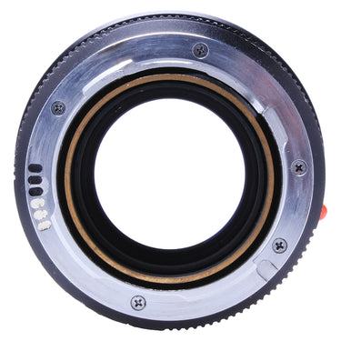 Leica 90mm f2 Summicron-M rear bayonet mount, contacts and rear element