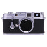 Leica M3 front view with bare bayonet mount and rangefinder windows