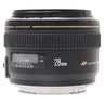 Canon EF 28mm f1.8 USM front barrel with 28mm and Ultrasonic markings