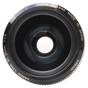 Canon EF 28mm f1.8 USM front element and 58mm filter thread