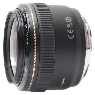 Canon EF 28mm f1.8 USM side view with distance scale and 58mm marking