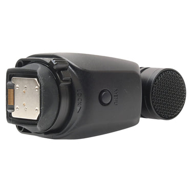 Canon DM-E1D mounting foot showing multi-function shoe contacts