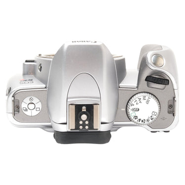 Canon EOS Rebel Ti top plate with mode dial, hot shoe, and self-timer control