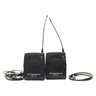 Sennheiser EW100 G3 SK 100 transmitter and EK 100 receiver front view with antennas, lavalier mic, and cable