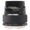Zenza Bronica 150mm f3.5 Zenzanon front view with aperture and depth-of-field scales