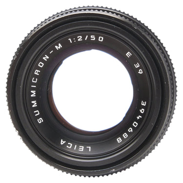 Leica Summicron-M 1:2/50 E39 front element with engraved name and serial 3940688