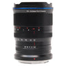 Laowa 12-24mm f5.6 C-Dreamer FFII front view with hood, focus and zoom scales