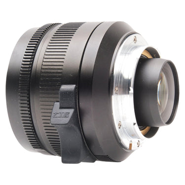 7Artisans 50mm f1.1 angled rear view of the rear element and Leica M mount