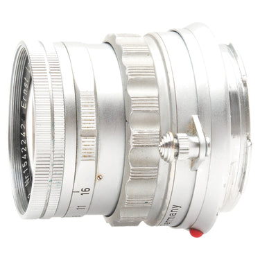Leica Summicron side view showing infinity lock screw and Germany engraving