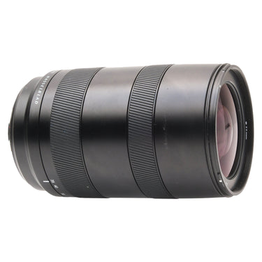 Hasselblad XCD 35-75mm side view with Hasselblad branding and zoom scale