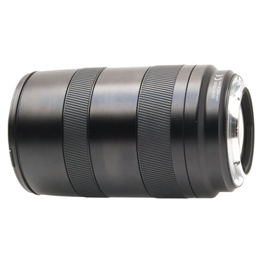 Hasselblad XCD 35-75mm side view showing rear mount end and serial number