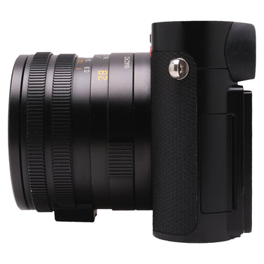 Leica Q3 right side with lens, macro focus ring and control dials
