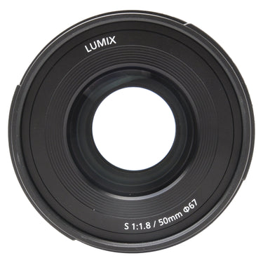 Panasonic Lumix S 50mm f1.8 front element and 67mm filter ring