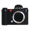 Leica SL3 front view with bare L-Mount and full-frame sensor exposed