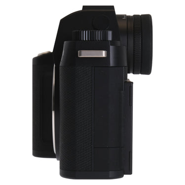 Leica SL3 left side showing grip and connection port door