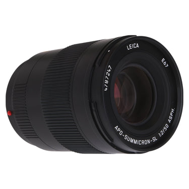 Leica APO-Summicron-SL 50mm f2 angled front view from opposite side