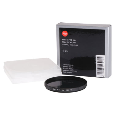 Leica E67 ND 16x filter with original box and protective storage case
